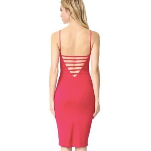 Bec & Bridge Georgia Ladder Dress in Hot Pink sz 6 - Picture 2 of 5
